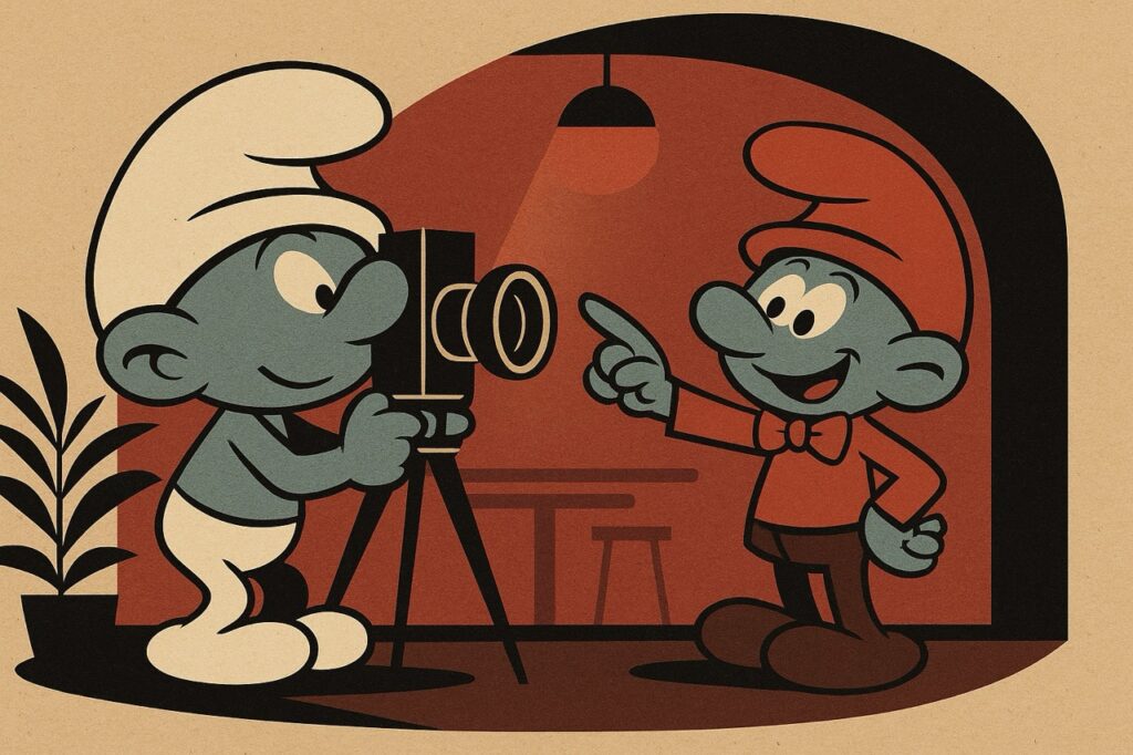 Gedanken lenken. Der innere Regisseur weißt den Kameramann neue Filme zu gestalten.
