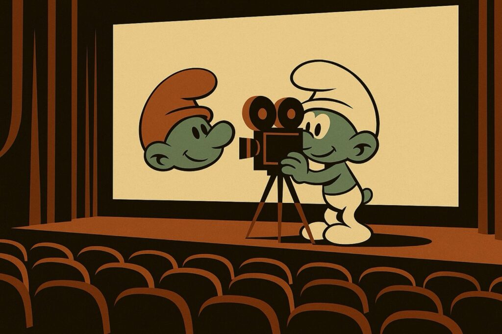 Gedanken lenken. Auf der inneren Kinobühne wo der Kameramann in form eines Schlumpf die Filme fürs leben dreht . Da bewegen sich nicht nur Bilder
