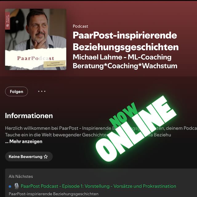 Die 1. Episode der PaarPost-Podcast im Chaos-Jahr 2025 online gestellt