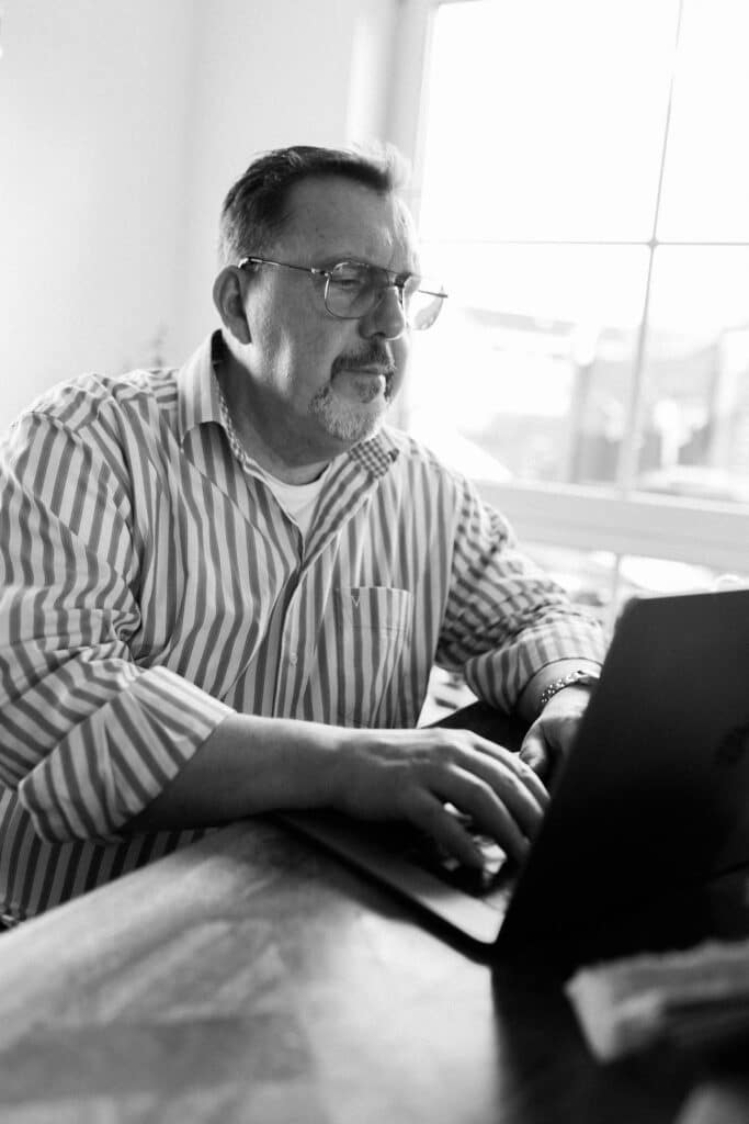 michael lahme bei einer online sessio