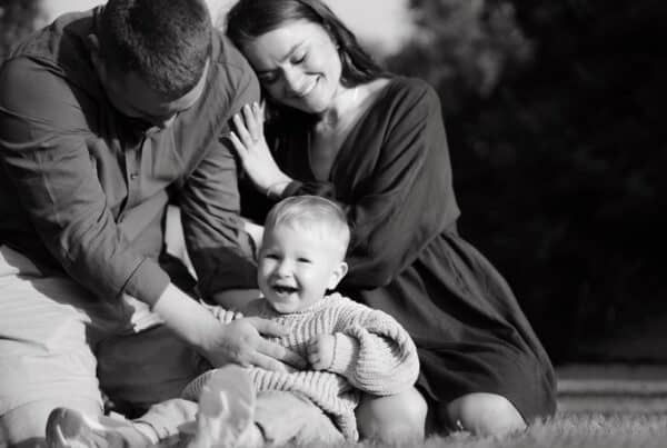 Paar bleiben als Eltern.